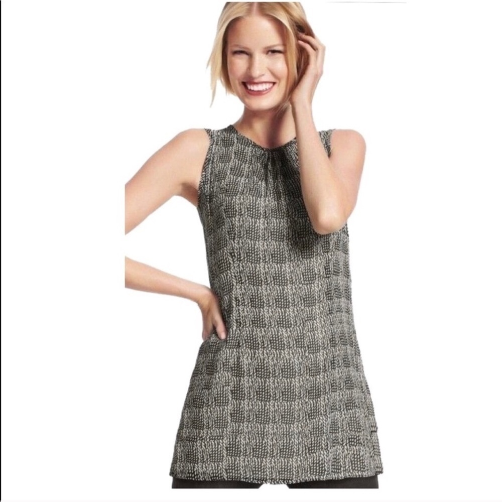 ❤️CABI CHLOE PLAID‎ TUNIC ~ S